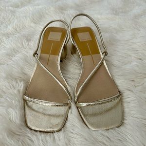 Dolce Vita Metallic Sandals size 10